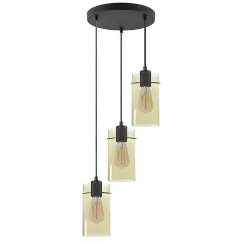 Lampa wisząca FIRENZE NEW bursztynowa - 3499