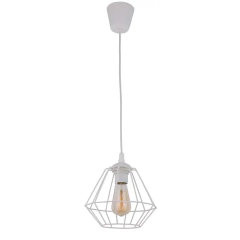 Lampa wisząca DIAMOND biała - 4294