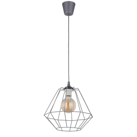 Lampa wisząca DIAMOND szara - 4298