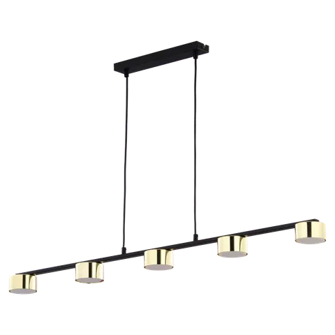Lampa wisząca DALLAS GOLD/BLACK - 6092