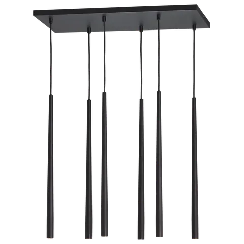 Lampa wisząca PIANO BLACK - 6412