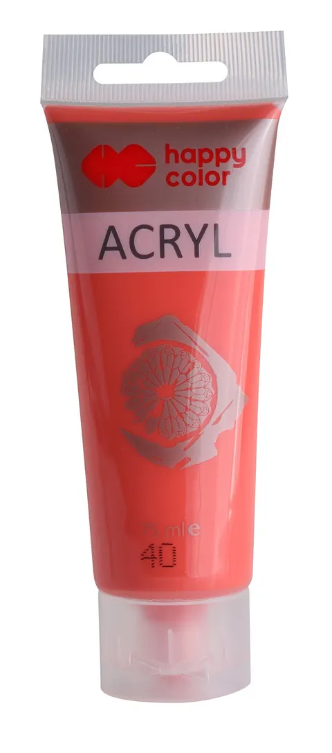 Farba akrylowa Happy Color 75 ml - 40 Koralowy