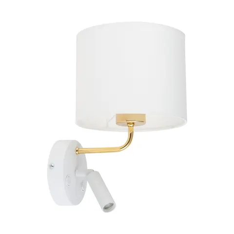 Kinkiet RICHI WHITE/GOLD 2 PŁ - 1370