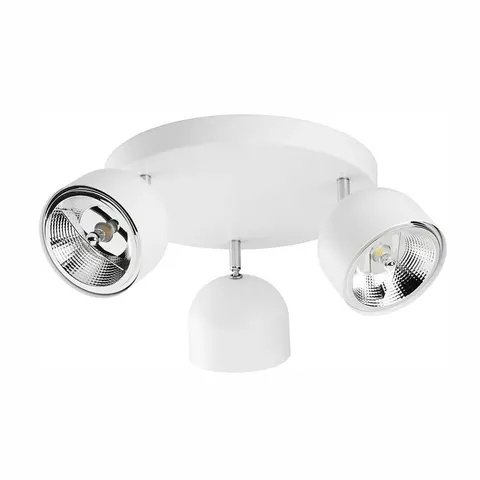 Lampa sufitowa ALTEA WHITE 3 PŁ + żarówki - 6514