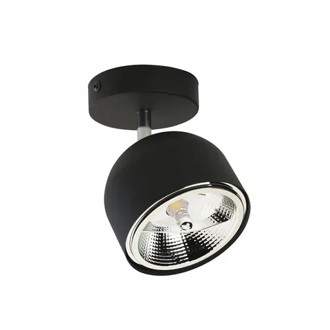 Lampa sufitowa ALTEA BLACK 1 PŁ + żarówka - 6517