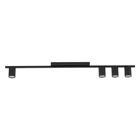 Lampa sufitowa LOGAN BLACK 4 PŁ - 4566