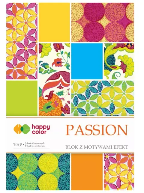 Blok effect Happy Color Passion - A4, 170-220 g, 10 ark.