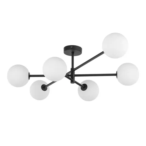 Lampa sufitowa SARIUS BLACK 6 PŁ - 4734