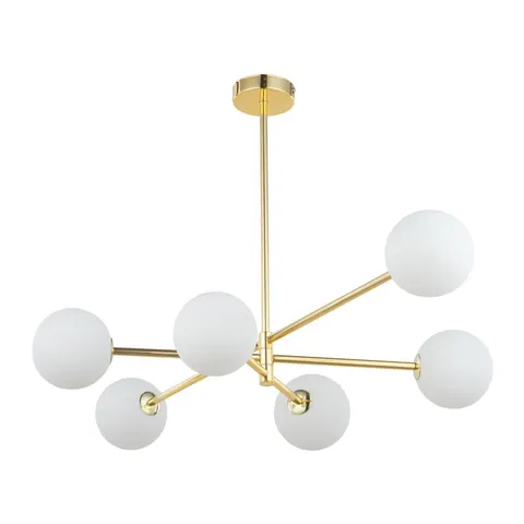 Lampa sufitowa SARIUS GOLD 6 PŁ - 4736