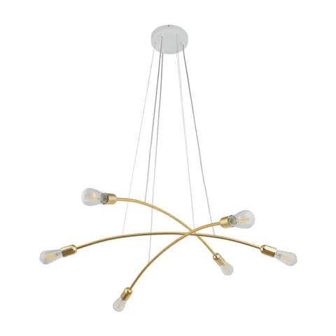 Lampa wisząca HELIX GOLD 6 PŁ - 5621
