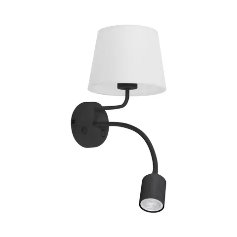 Kinkiet MAJA BLACK/WHITE 2 PŁ E27 + GU10 - 6449