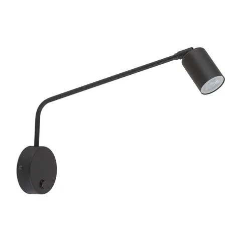 Kinkiet LOGAN BLACK 1 PŁ - 4743