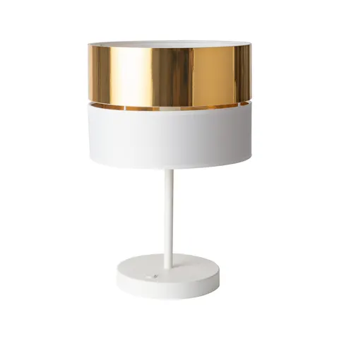 Lampka nocna HILTON WHITE/GOLD 1 PŁ - 5073