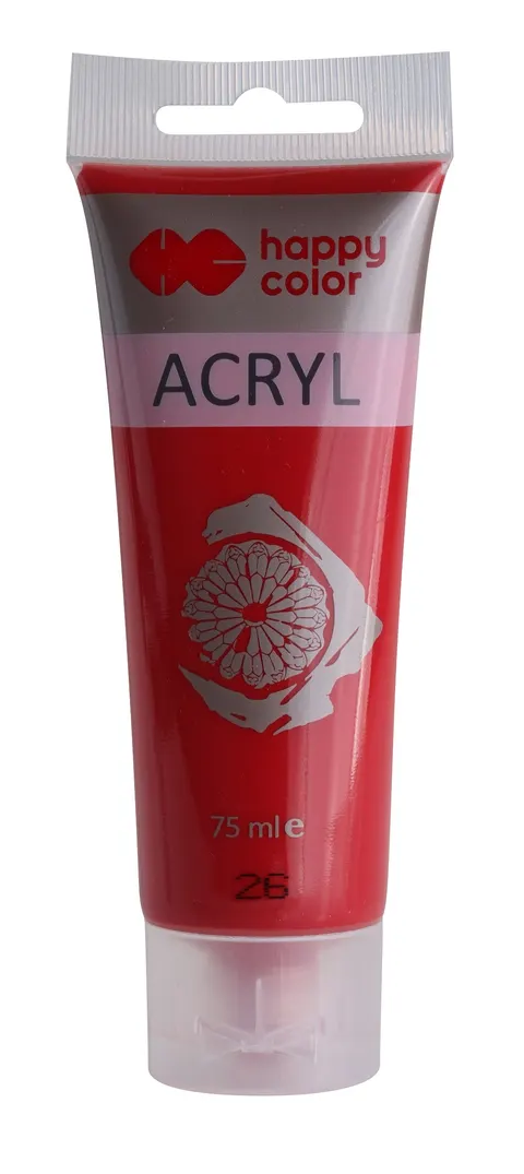 Farba akrylowa Happy Color 75 ml - 26 Ciemnoczerwony