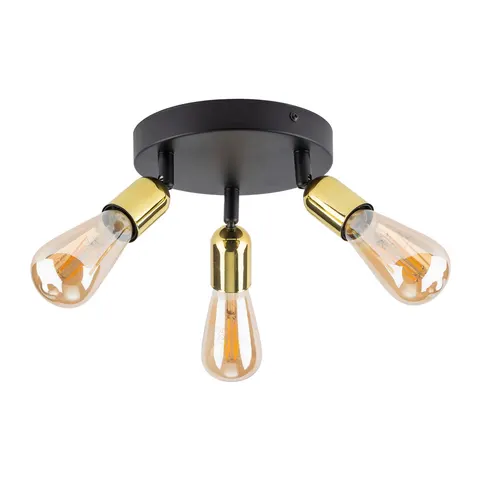 Lampa sufitowa TOP GOLD 3 PŁ E27 KOŁO - 5679