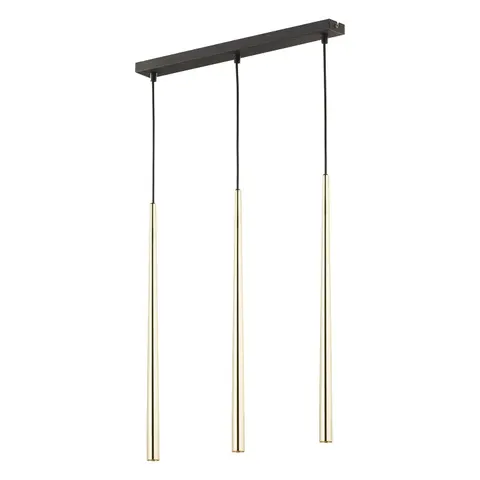 Lampa wisząca PIANO kolor Czarny / złoty - 6437