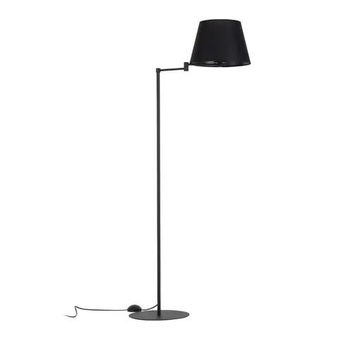 Lampa podłogowa czarna regulowana PANARO - 5432
