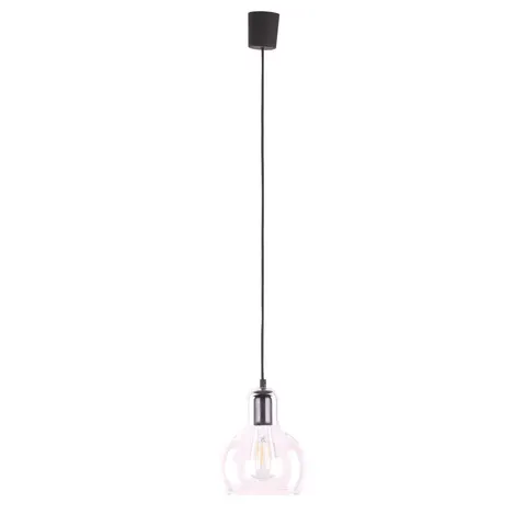 Lampa wisząca ze szklanym, przezroczystym kloszem MANGO - 4360