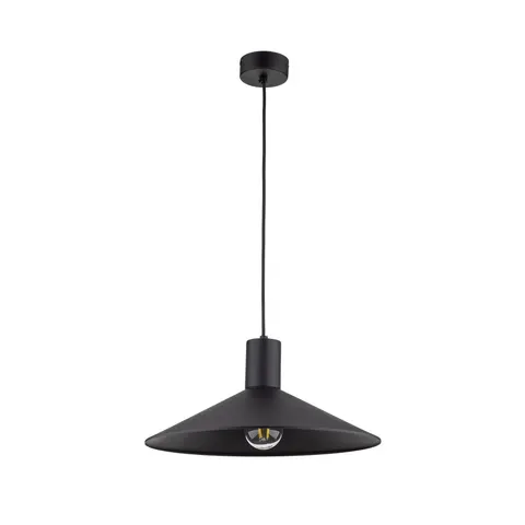 Lampa wisząca JUMP czarna w stylu loft, retro - 1831