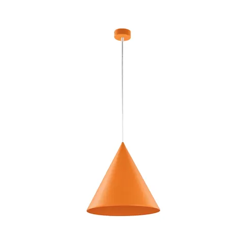 Lampa wisząca pomarańczowy stożek na E27 CONO ORANGE - 3280