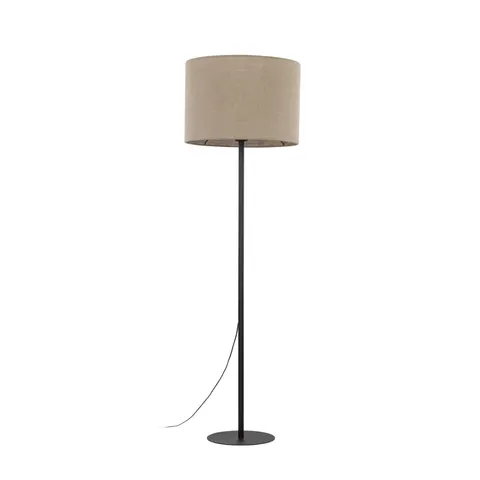 Lampa podłogowa stojąca EARTH 165cm z kloszem w kolorze juta - 16012