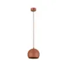 Lampa wisząca ZOE S w nowoczesnym ceglanym kolorze do salonu - 10174