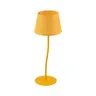 Lampka nocna NICOLA S w kolorze żółtym z abażurem na gwint E27 - 6641