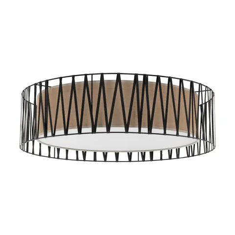 Lampa sufitowa plafon w stylu boho - HARMONY NATURE Ø50cm gwint E27 - 5940