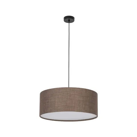 Lampa wiszącą z serii EARTH z brązowym abażurem Ø50 cm na 3*E27 - 10101