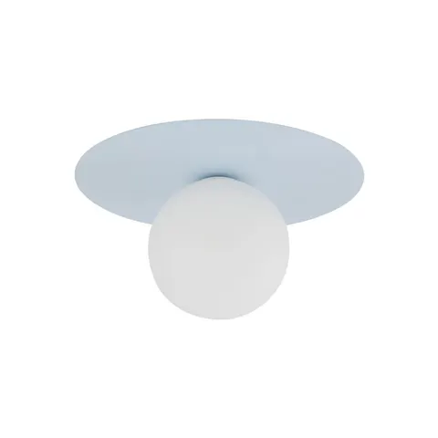 Lampa sufitowa/ścienna PIXI BLUE szklany klosz - 10230