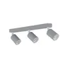 Sufitowe reflektorki na listwie LIVIA GRAY z regulacją 3*Gu10 - 10242