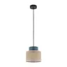 Lampa wisząca z podwójnym kloszem DUO JUTA GREEN na E27 - 3257