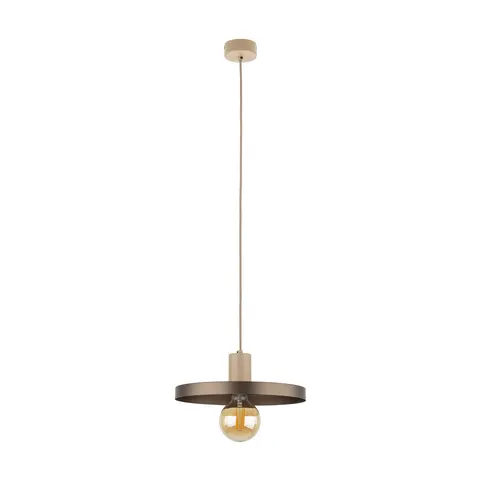 Lampa wisząca w stylu loft SILA SABIA BROWN Ø30 na E27 - 10757