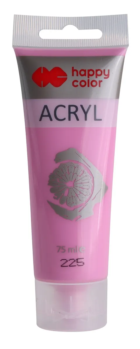 Farba akrylowa Happy Color 75 ml - 225 Fuksja pastelowy