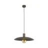 Lampa wisząca ASTRA brązowa do loftowych wnętrz z kopułowym kloszem na E27 - 10964