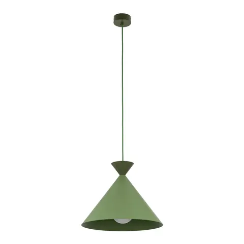 Lampa wisząca MATTEO PEAPOD GREEN 1XE27 L - 11004