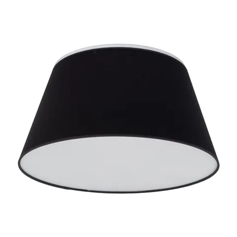 Nowoczesny plafon sufitowy do salonu FORMO BLACK Ø50cm do salonu - 11207