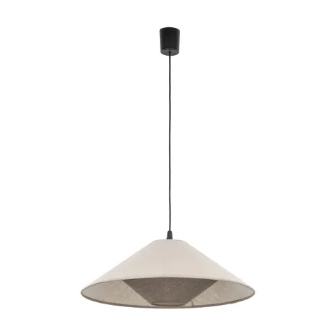 Lampa wisząca ze stożkowym abażurem w stylu boho do jadalni 50cm BELISSA LEN 1xE27 - 10873