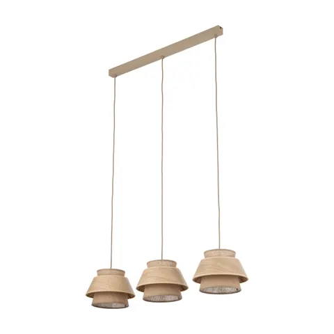 KALUM WOOD LAMPA WISZĄCA 3XE27 - 11810