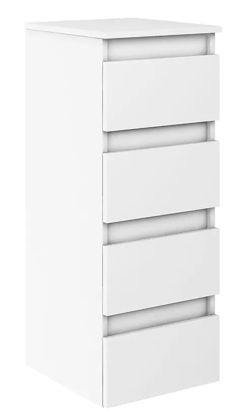 Komoda SŁUPEK MEGAN 4S biała