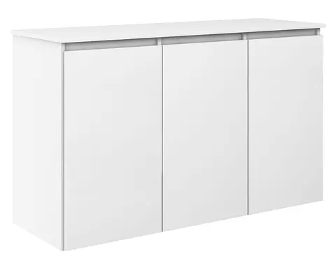Komoda MEGAN K1 z szafkami 120 cm biała