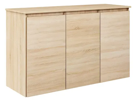 Komoda MEGAN K1 z szafkami 120 cm dąb sonoma
