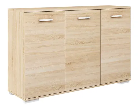 Komoda z trzema szafkami ABS-120 K1 dąb sonoma