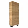 Szafa loft KLARA 180 cm z szufladami cm dąb craft złoty
