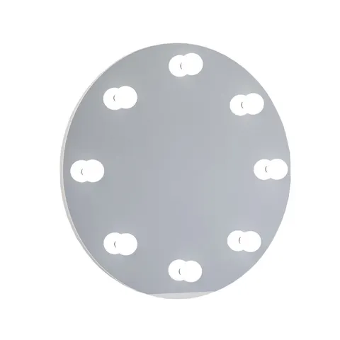 Lustro okrągłe 60cm 8 żarówek LED