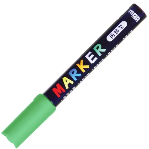 Marker akrylowy M&G 1-2 mm - S500 zielony