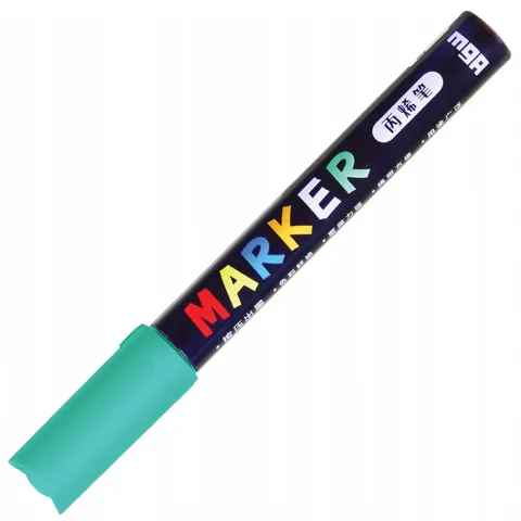 Marker akrylowy M&G 1-2 mm - S523 zielony niebieskawy
