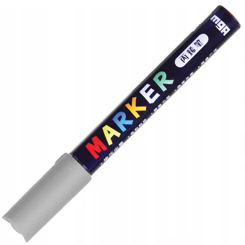 Marker akrylowy M&G 1-2 mm - S910 szary