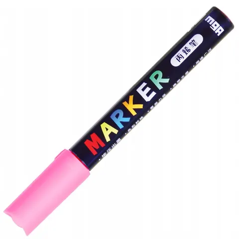 Marker akrylowy M&G 1-2 mm - S210 różowy