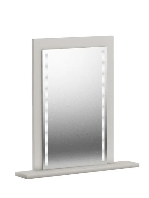Lustro z oświetleniem LED kaszmir (beż)